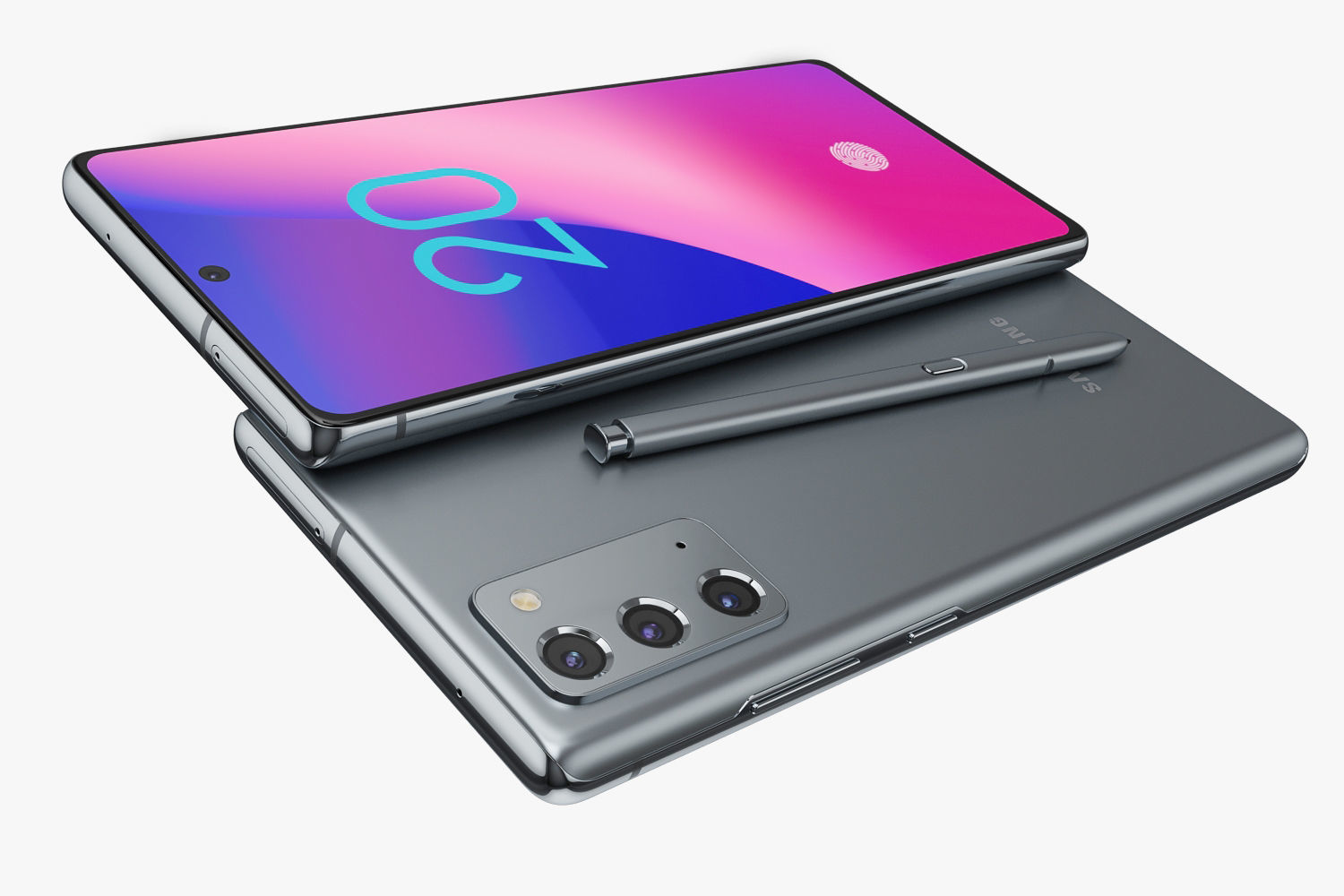 Samsung Galaxy Note 20 and 20 Ultra 3D model_5