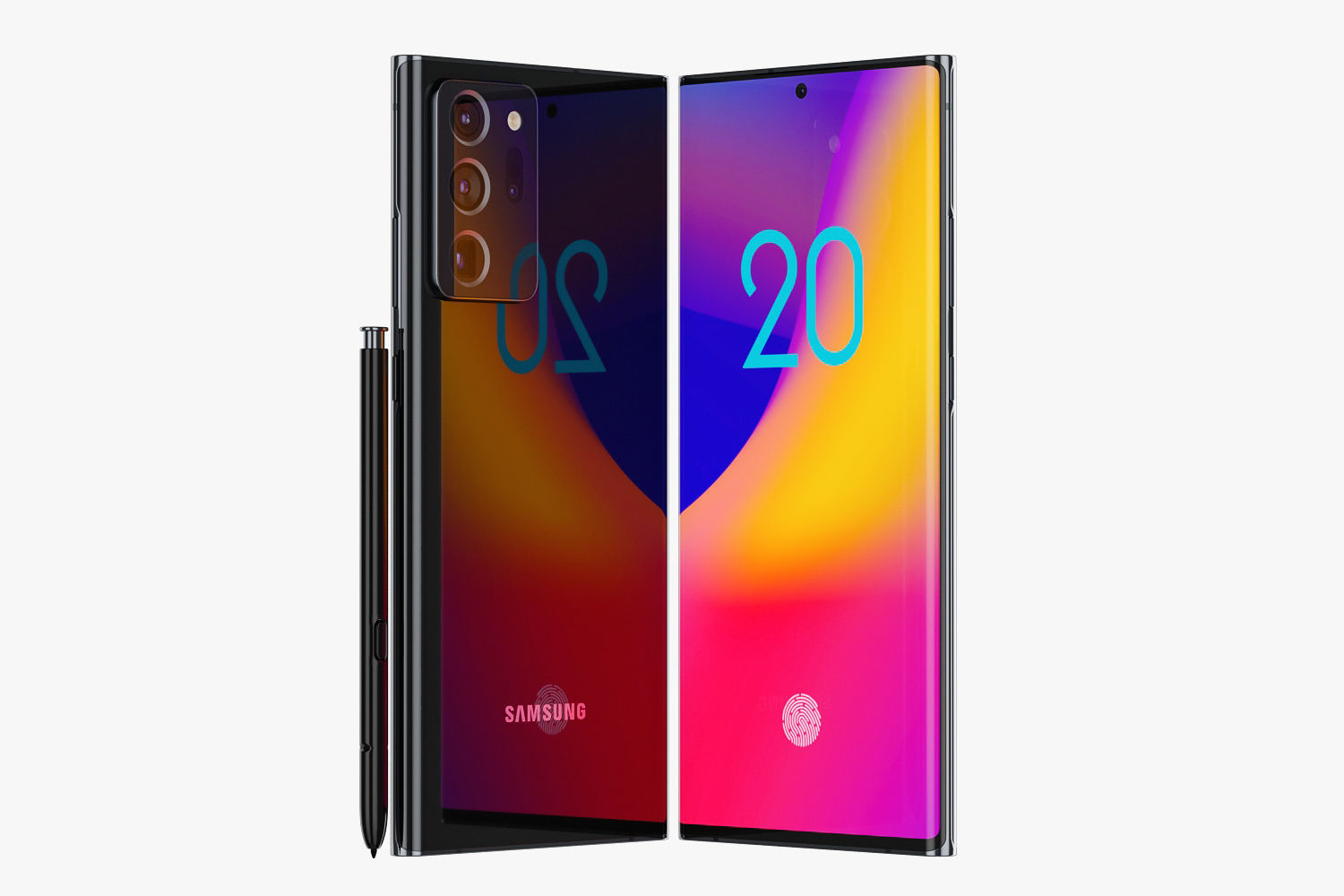 Samsung Galaxy Note 20 and 20 Ultra 3D model_8