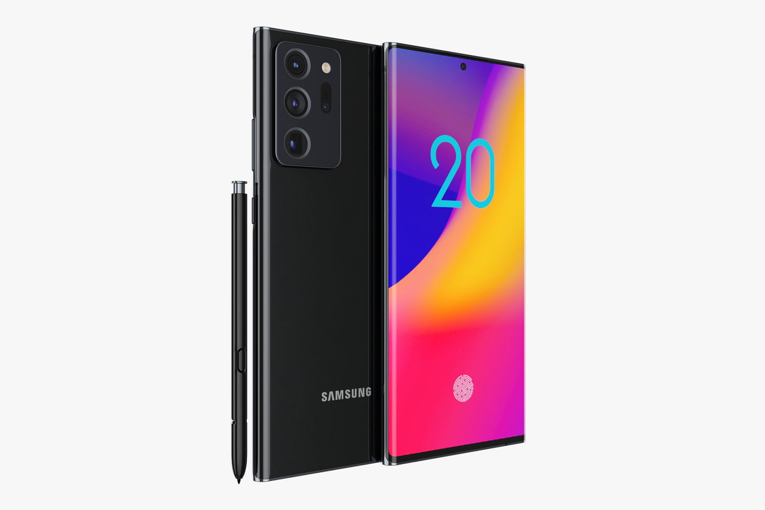 Samsung Galaxy Note 20 and 20 Ultra 3D model_11