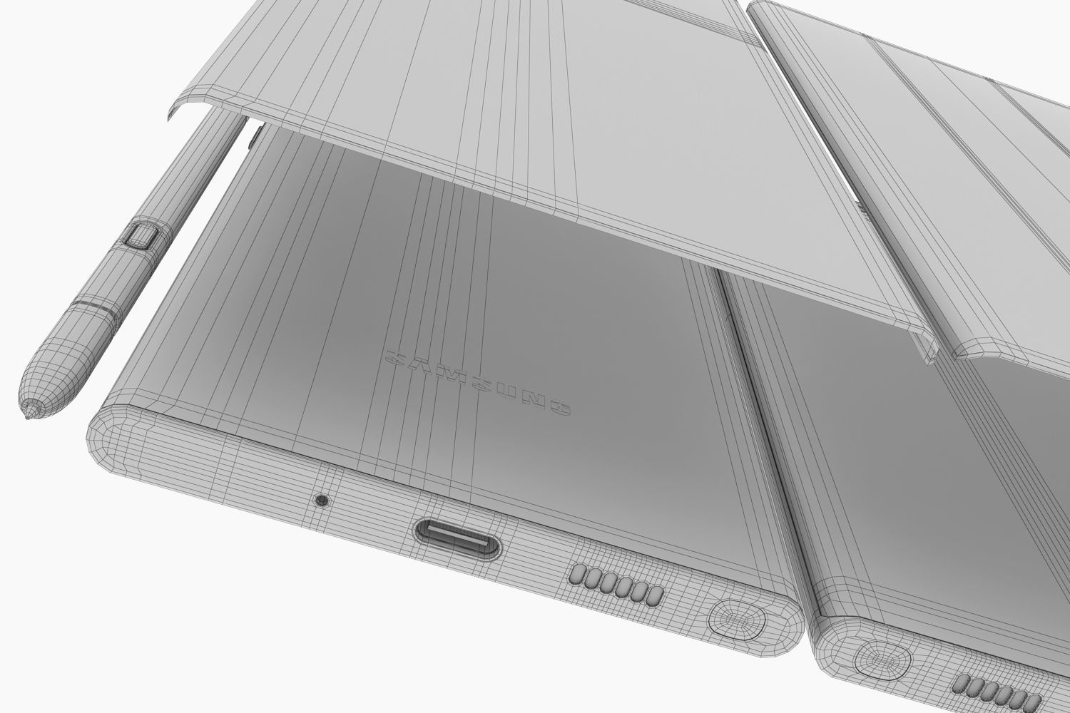 Samsung Galaxy Note 20 and 20 Ultra 3D model_32
