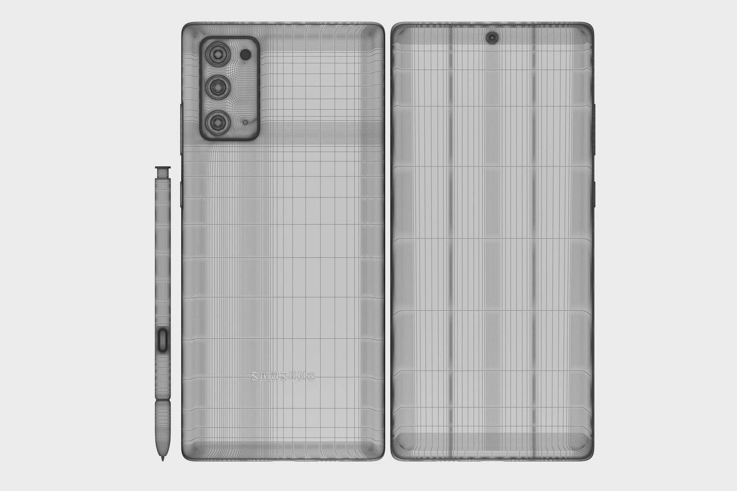 Samsung Galaxy Note 20 and 20 Ultra 3D model_29