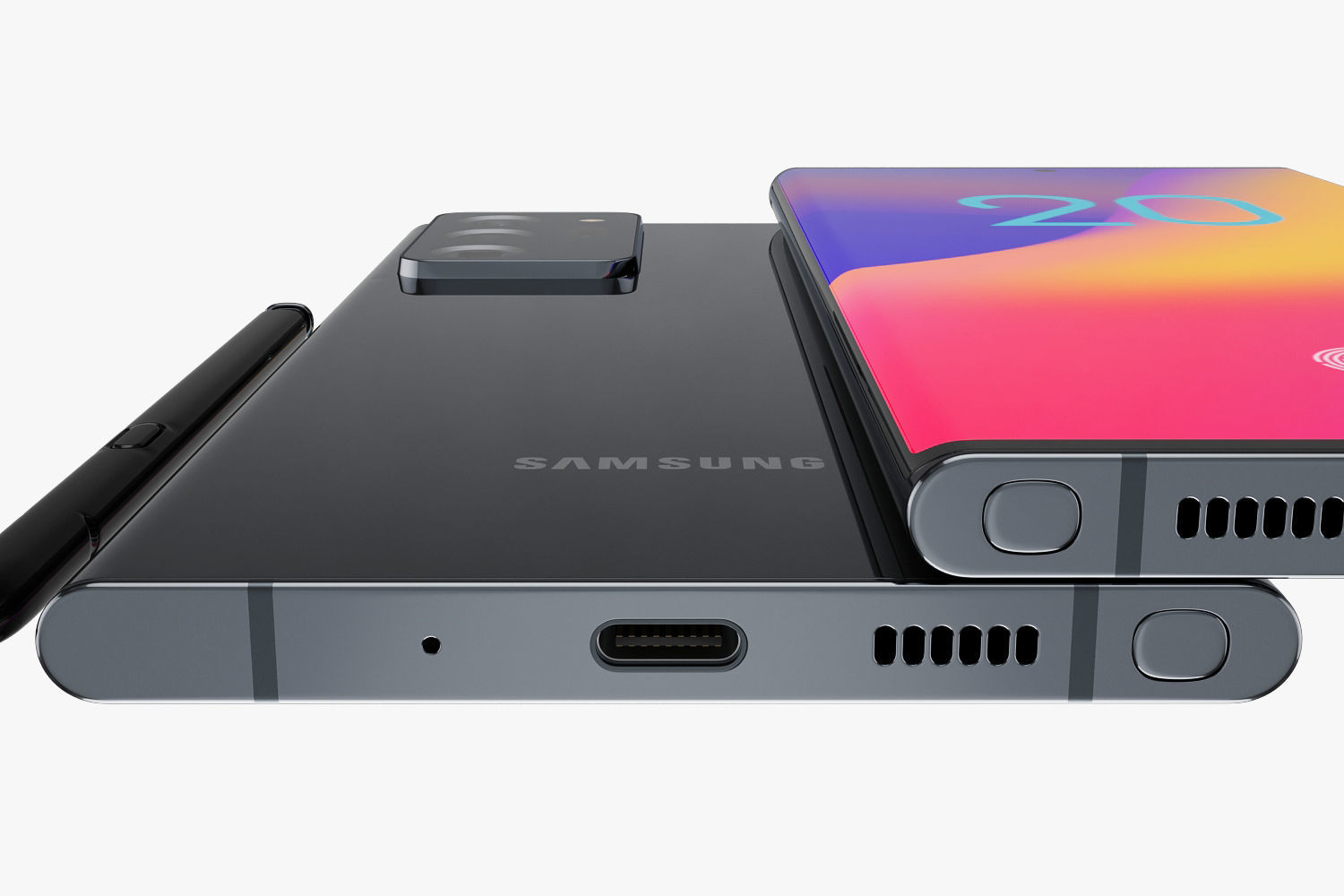 Samsung Galaxy Note 20 and 20 Ultra 3D model_16