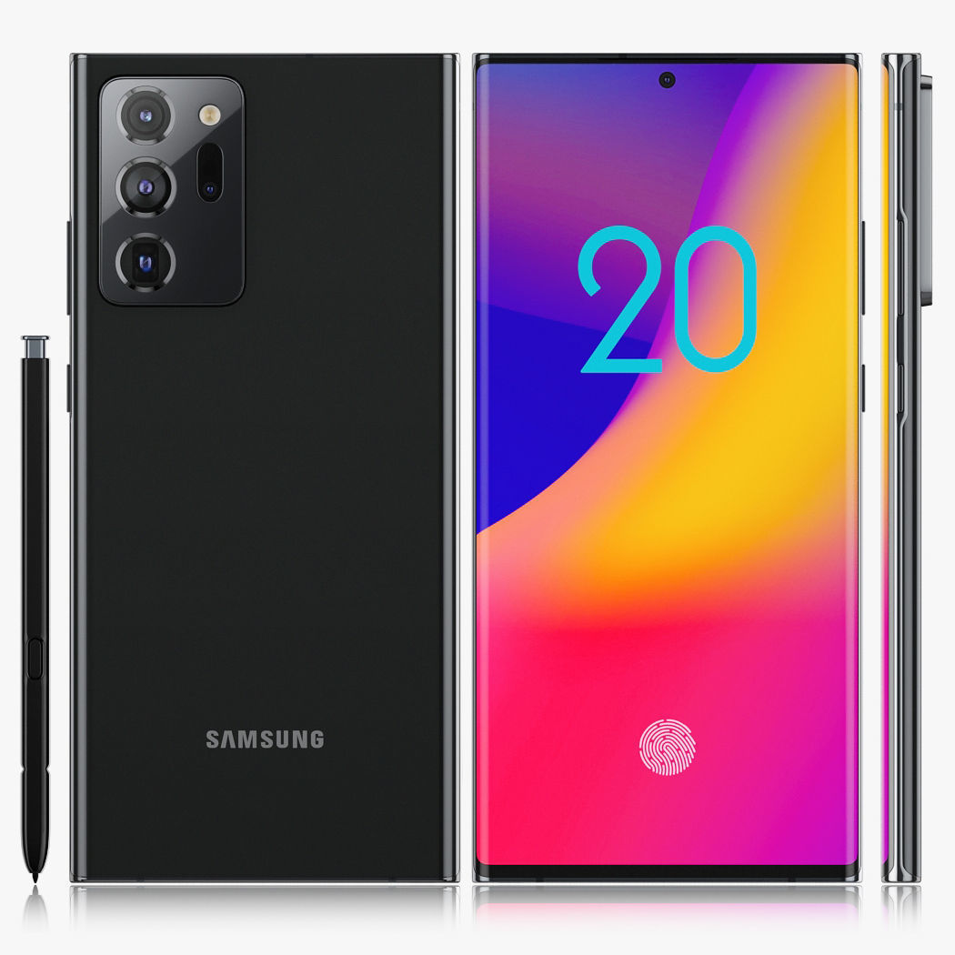 Samsung Galaxy Note 20 and 20 Ultra 3D model_1