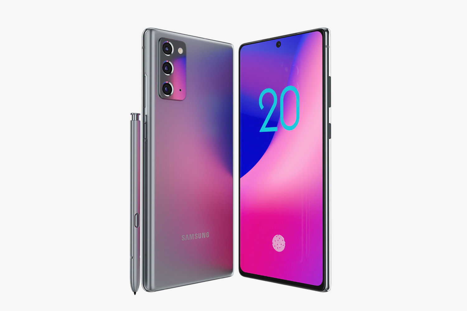 Samsung Galaxy Note 20 and 20 Ultra 3D model_9