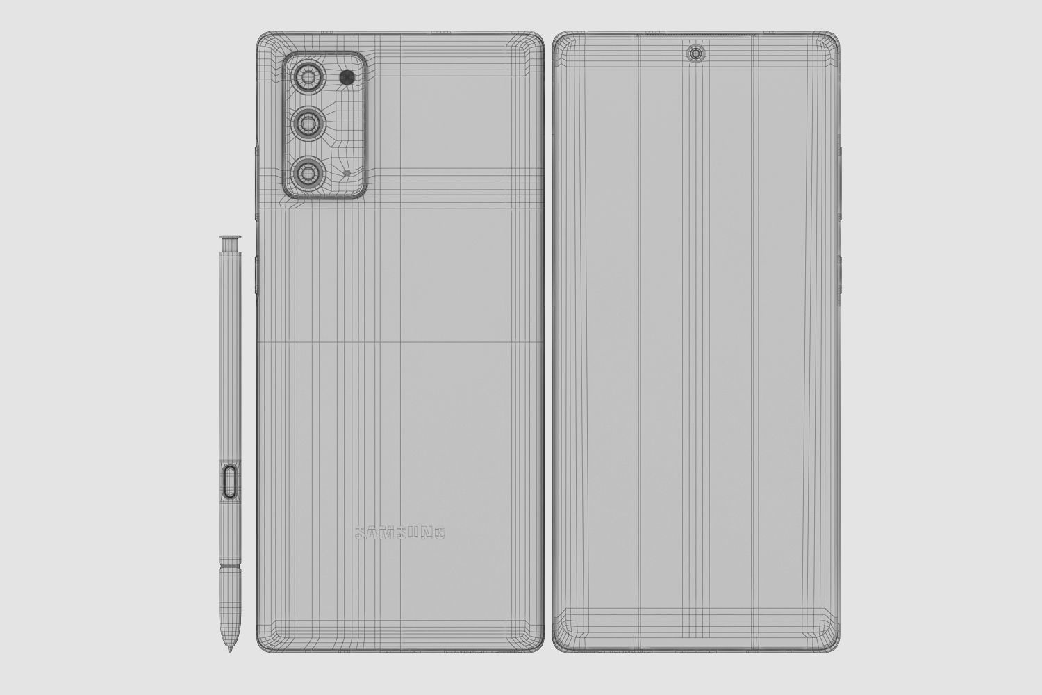Samsung Galaxy Note 20 and 20 Ultra 3D model_27