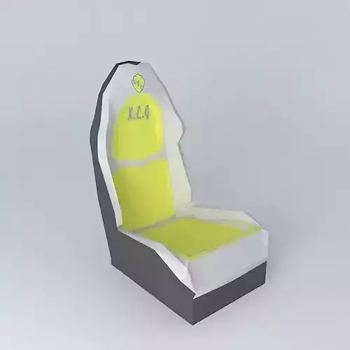 Sport car seat NEG Free 3D model