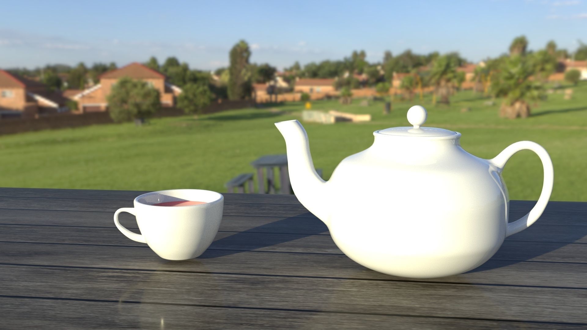 Cutlery set Low-poly 3D model_2