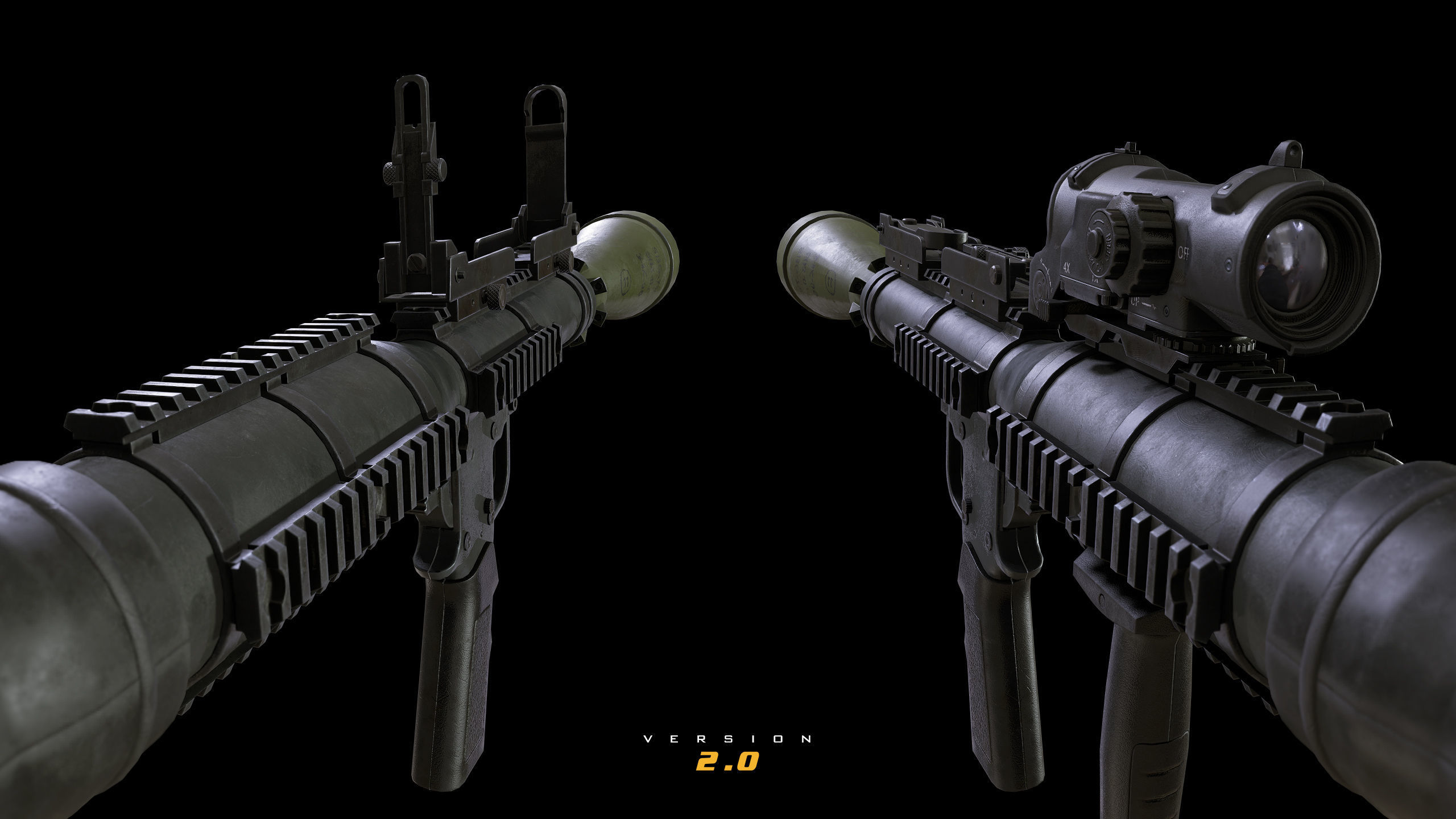 SBG Weapons - Complete Set Low-poly 3D model_10