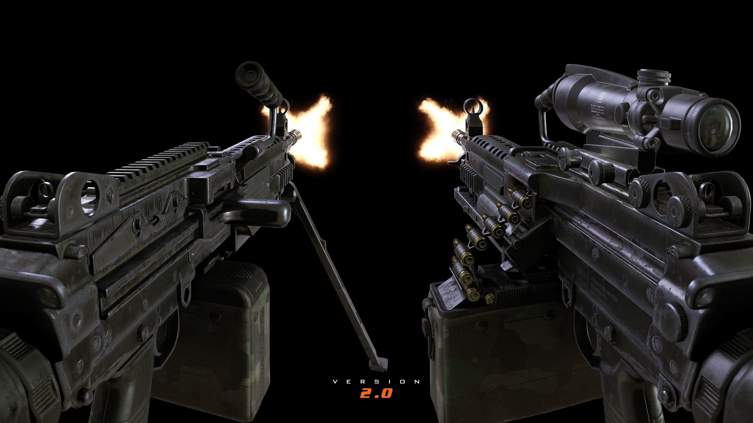 SBG Weapons - Complete Set Low-poly 3D model_8