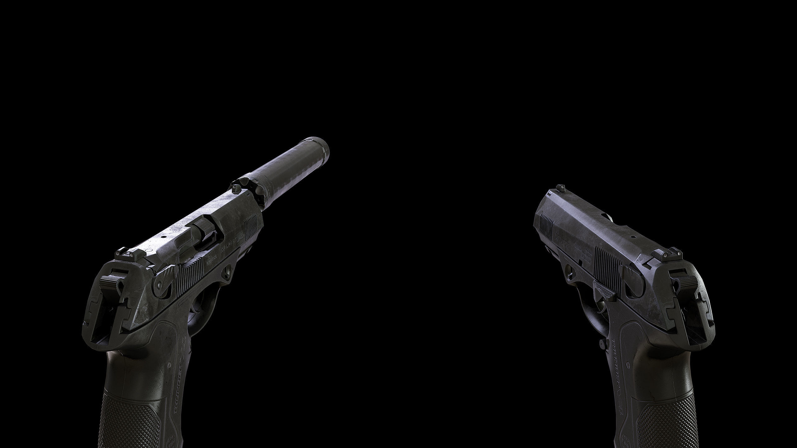 SBG Weapons - Complete Set Low-poly 3D model_2