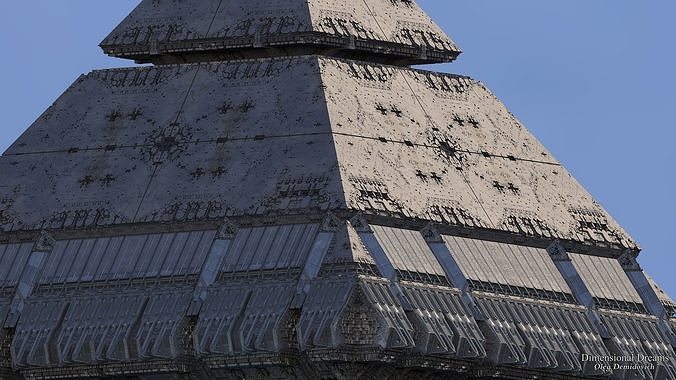 Pyramids ships 01 3D model