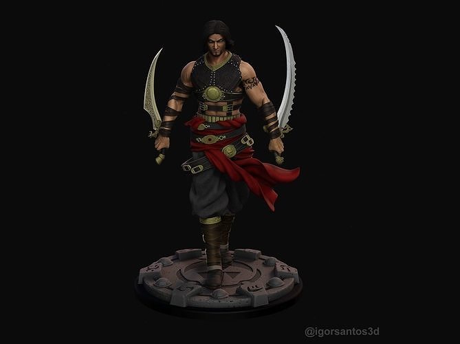 Prince of Persia Warrior Within Statue 3D print model