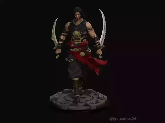 Prince of Persia Warrior Within Statue 3D print model
