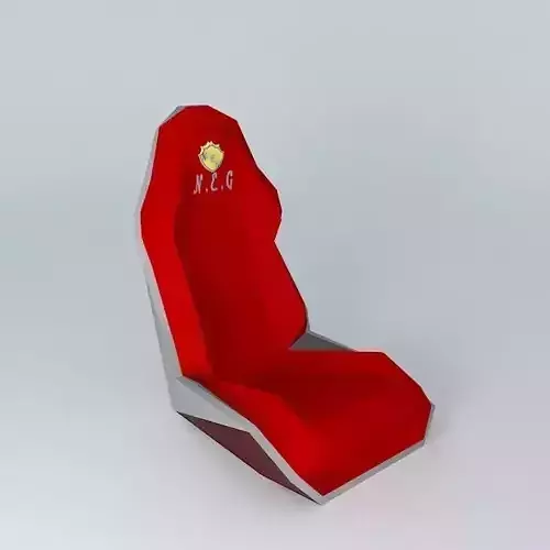 Sport car seat NEG Free 3D model