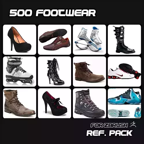 500 FOOTWEAR PACK REF Texture