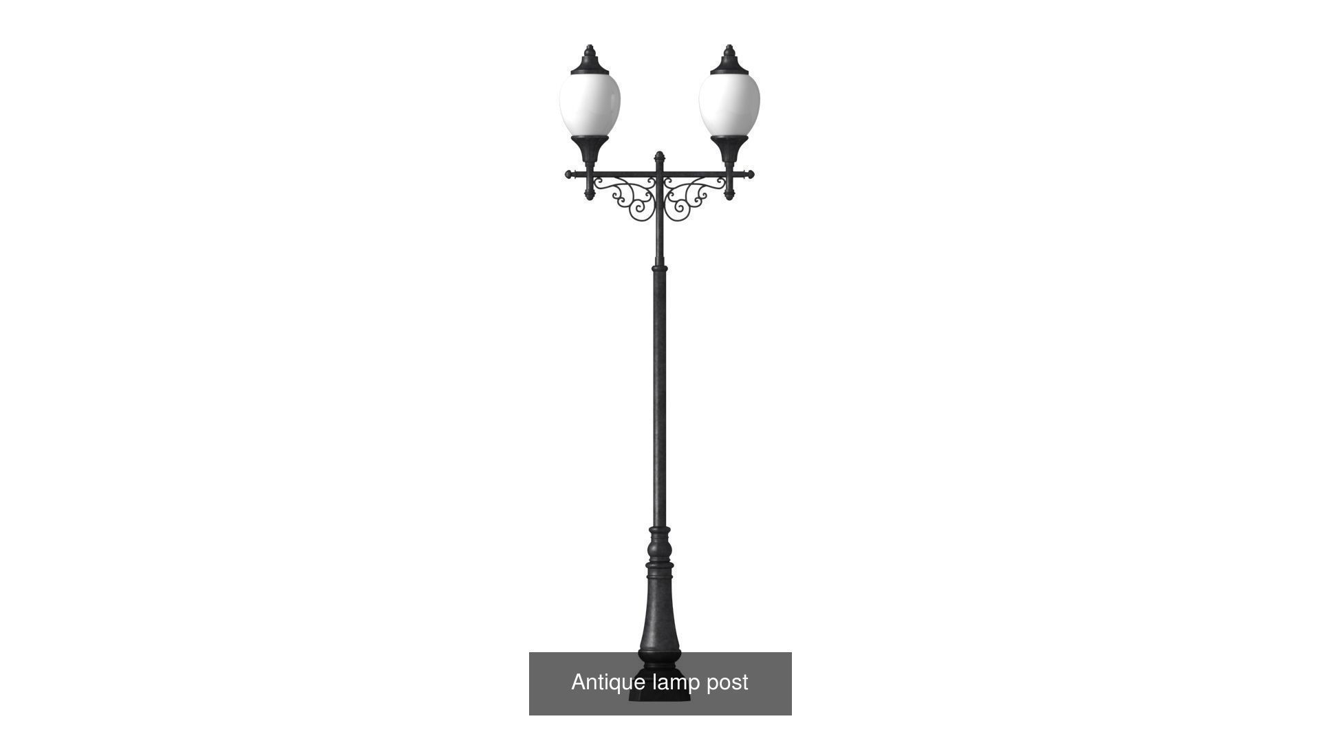 Lamp post pack 3D Model Collection_1