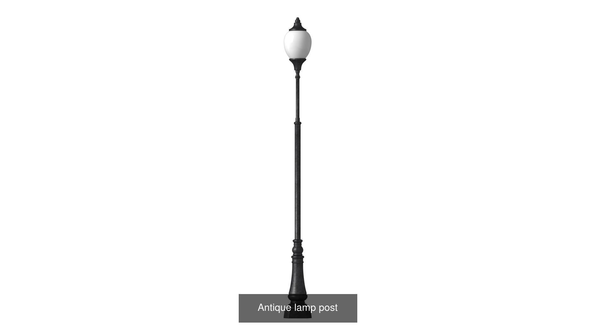 Lamp post pack 3D Model Collection_2