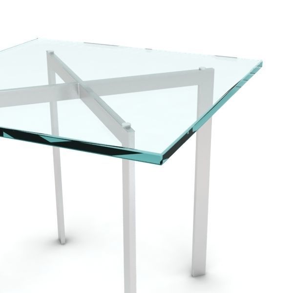 Barcelona Side Table 3D model_1