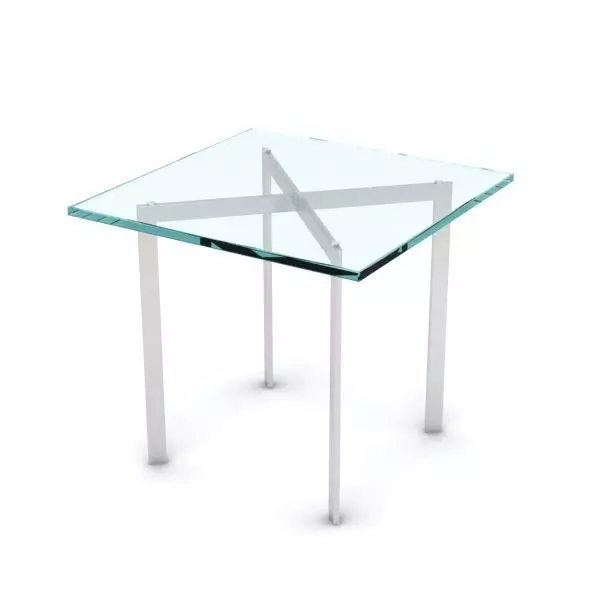 Barcelona Side Table 3D model_0
