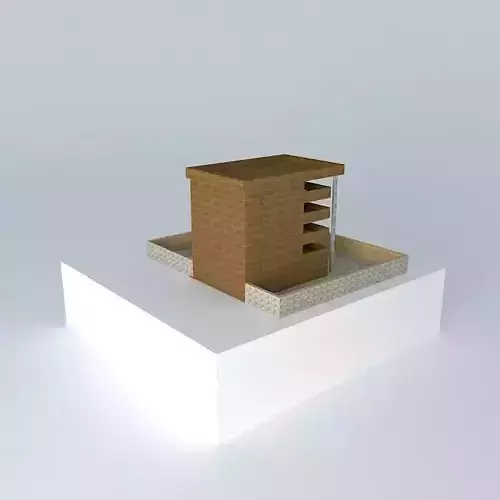 Apartment wooden building