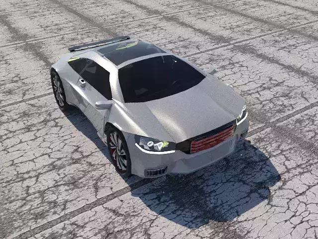 monster car creative design 3D 3D model