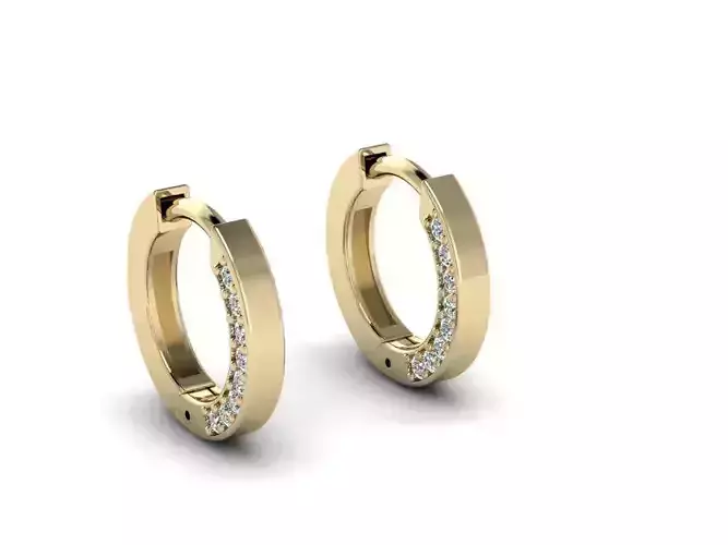 Earring jewelry  002 3D print model