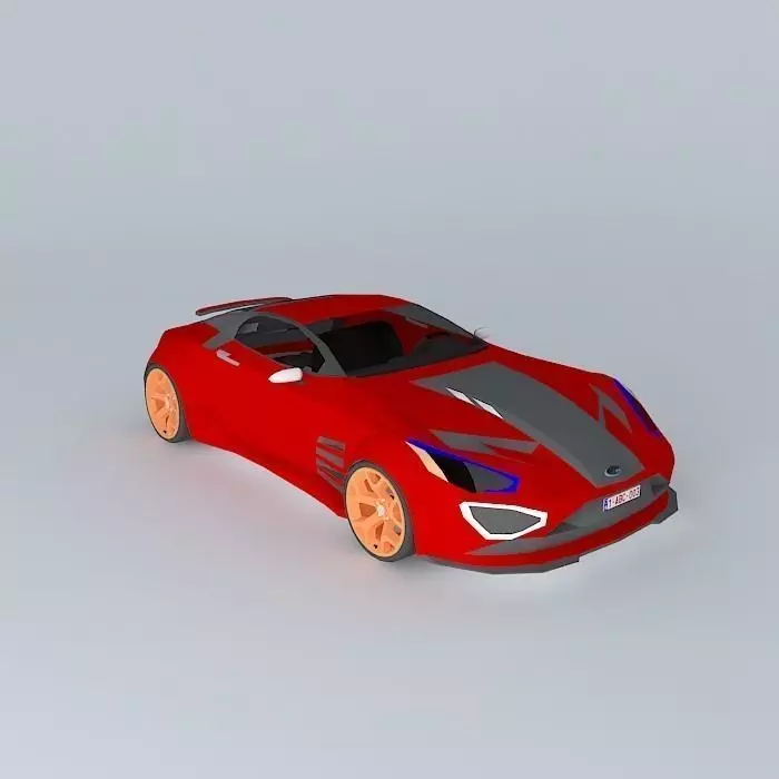 NEG Sports car Free 3D model