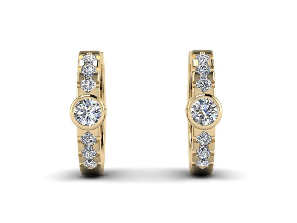 Earring jewelry  003 3D print model_8