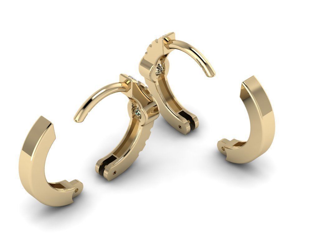 Earring jewelry  003 3D print model_13