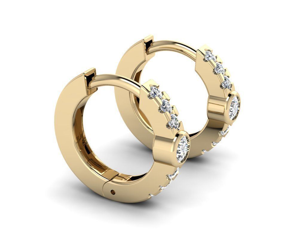 Earring jewelry  003 3D print model_9