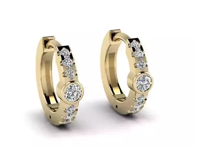 Earring jewelry  003 3D print model