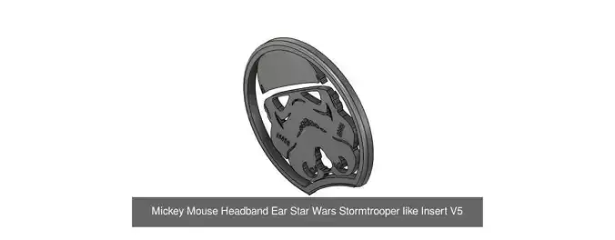 Mickey Mouse Headband slide on Star Wars Collection 2 