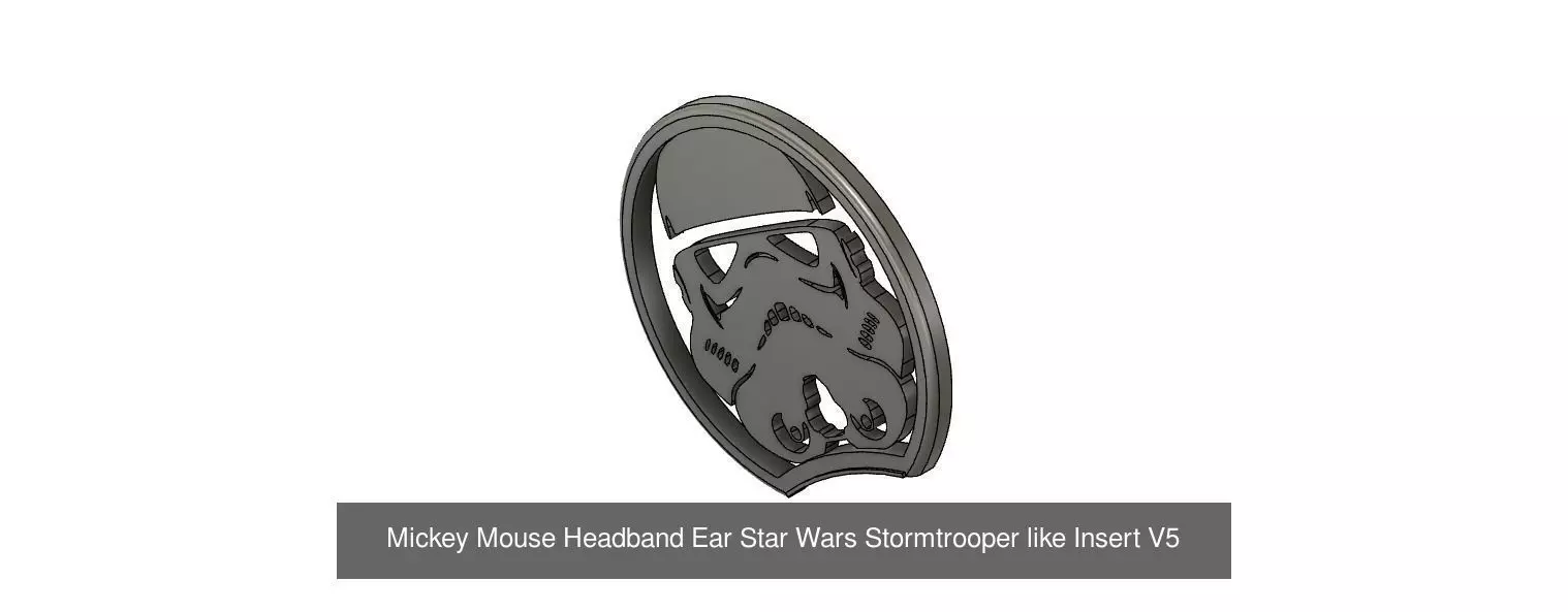 Mickey Mouse Headband slide on Star Wars Collection 2 _0