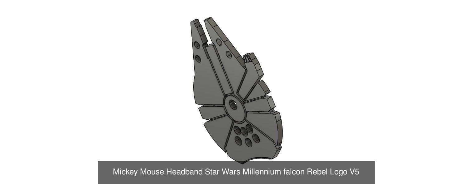Mickey Mouse Headband slide on Star Wars Collection 2 _3