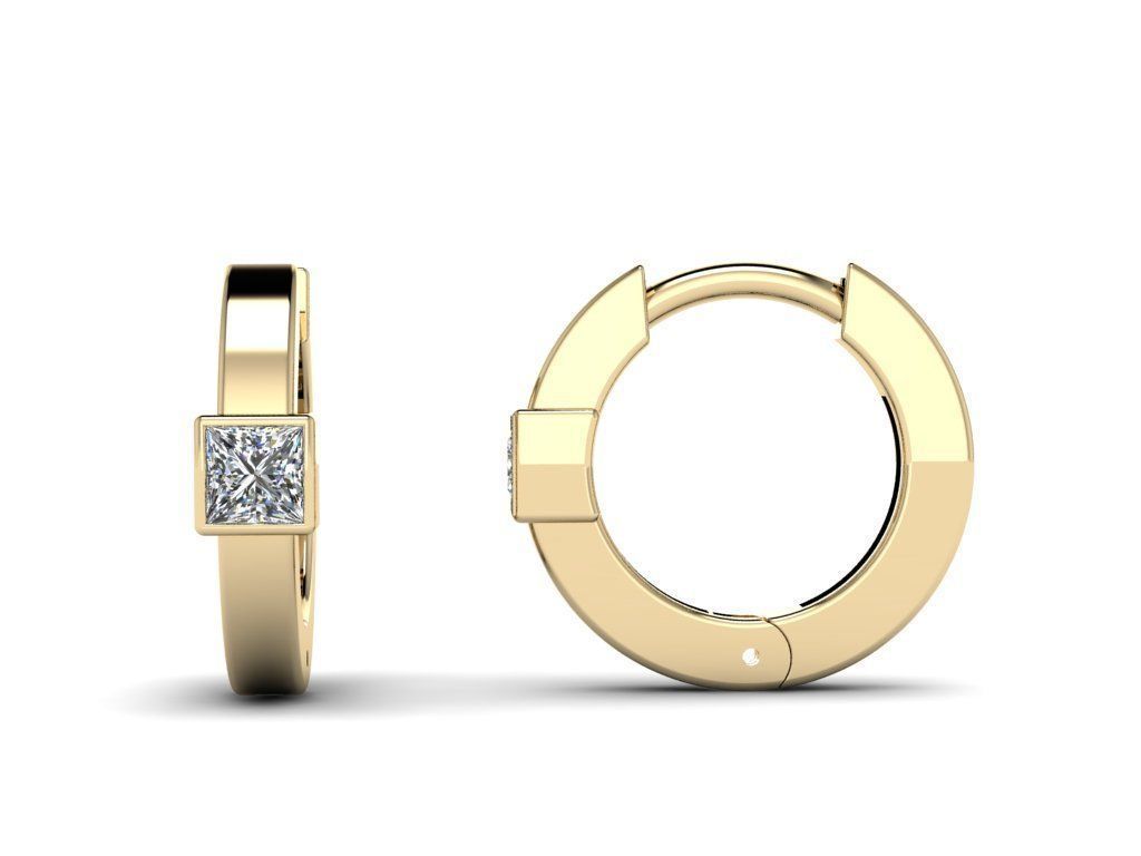 Earring jewelry 006 3D print model_20