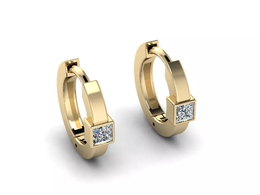 Earring jewelry 006 3D print model_0