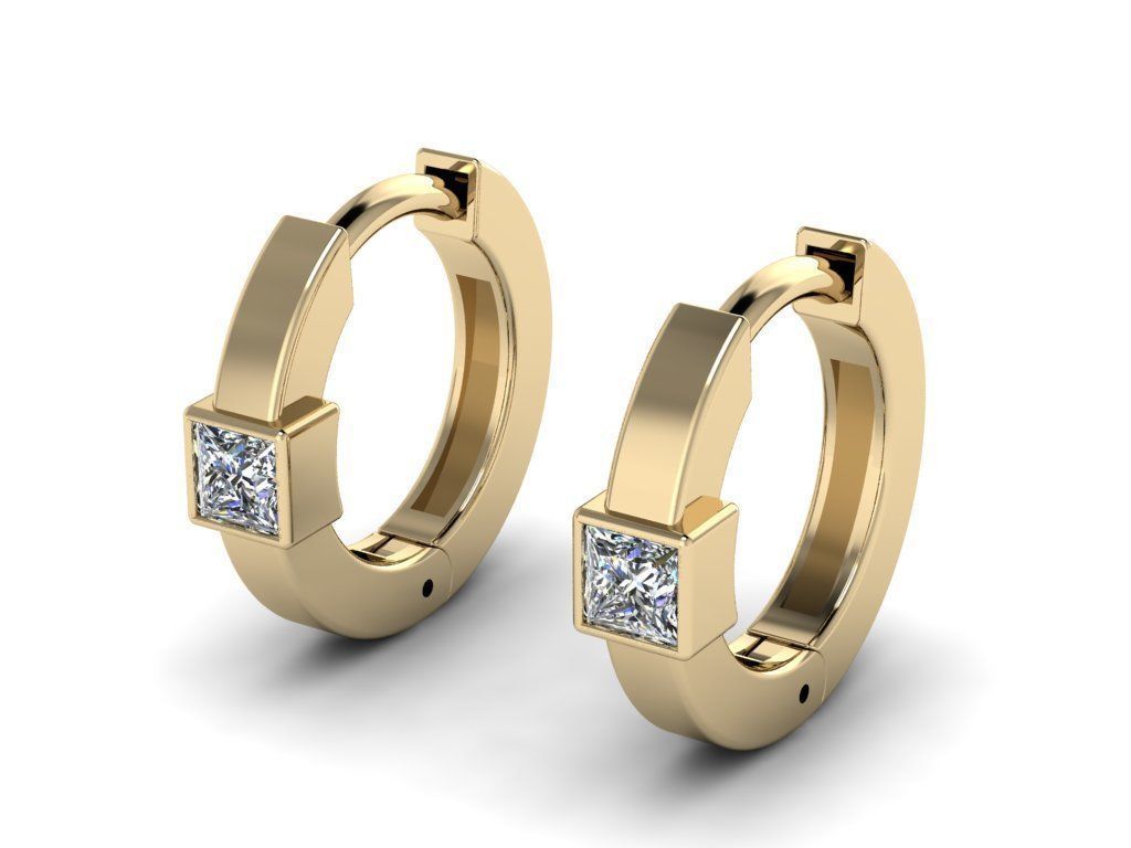 Earring jewelry 006 3D print model_18