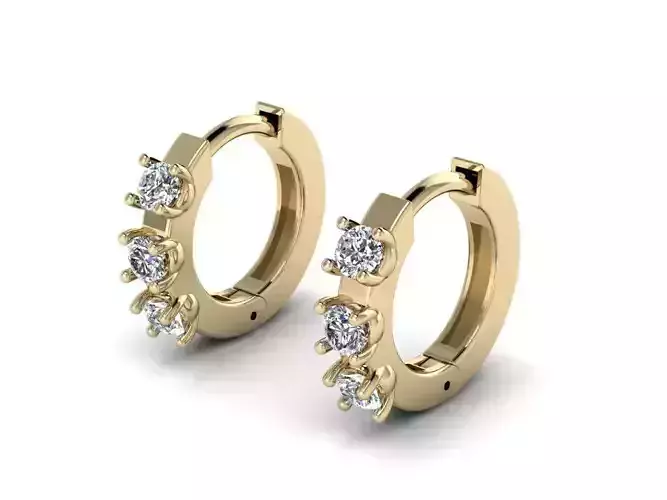 Earring jewelry  009 3D print model