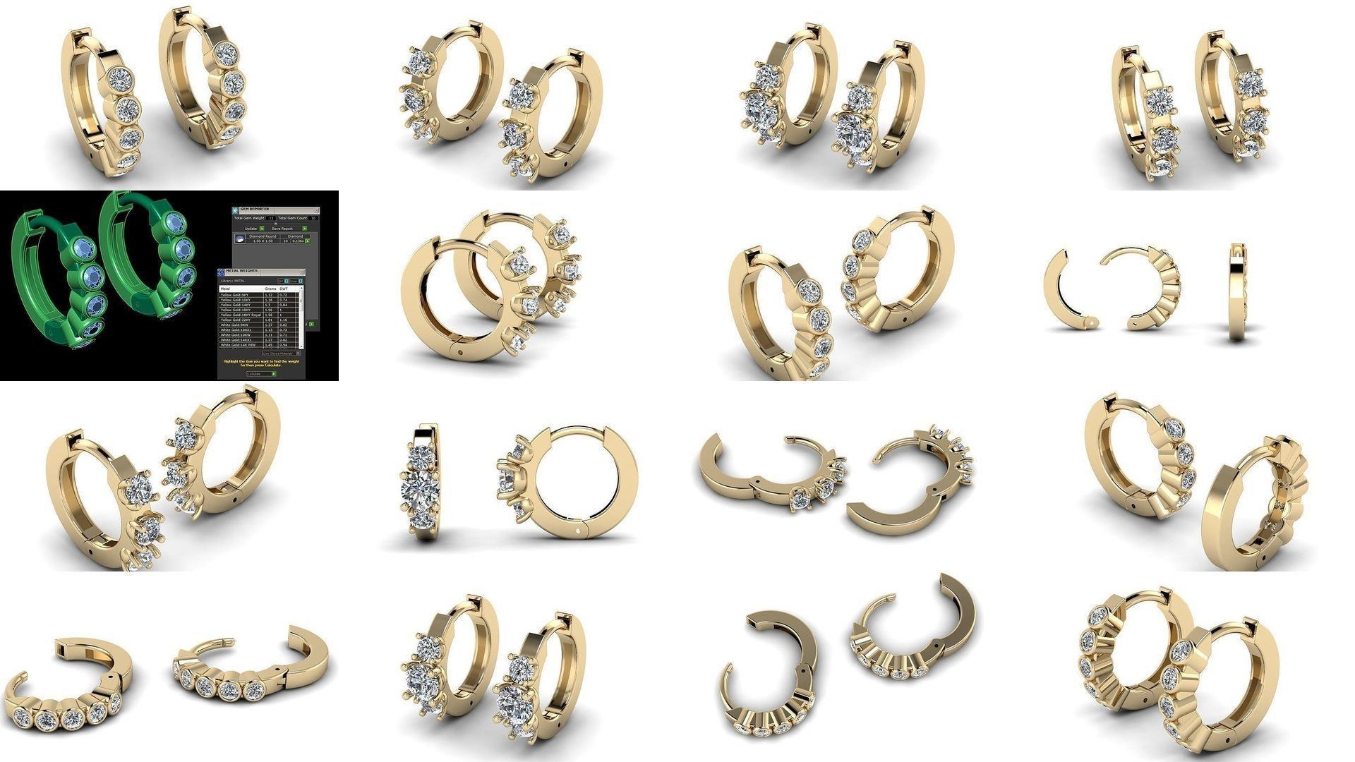 Jewelry Earring Book System Collection _1