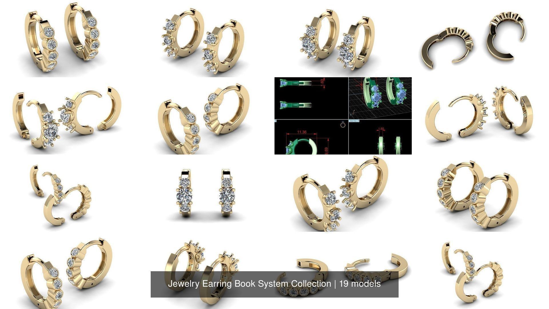 Jewelry Earring Book System Collection _2