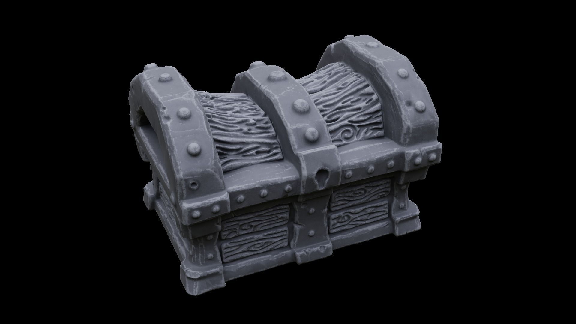 3D Printable  Mimic chest monster 3D print model_16