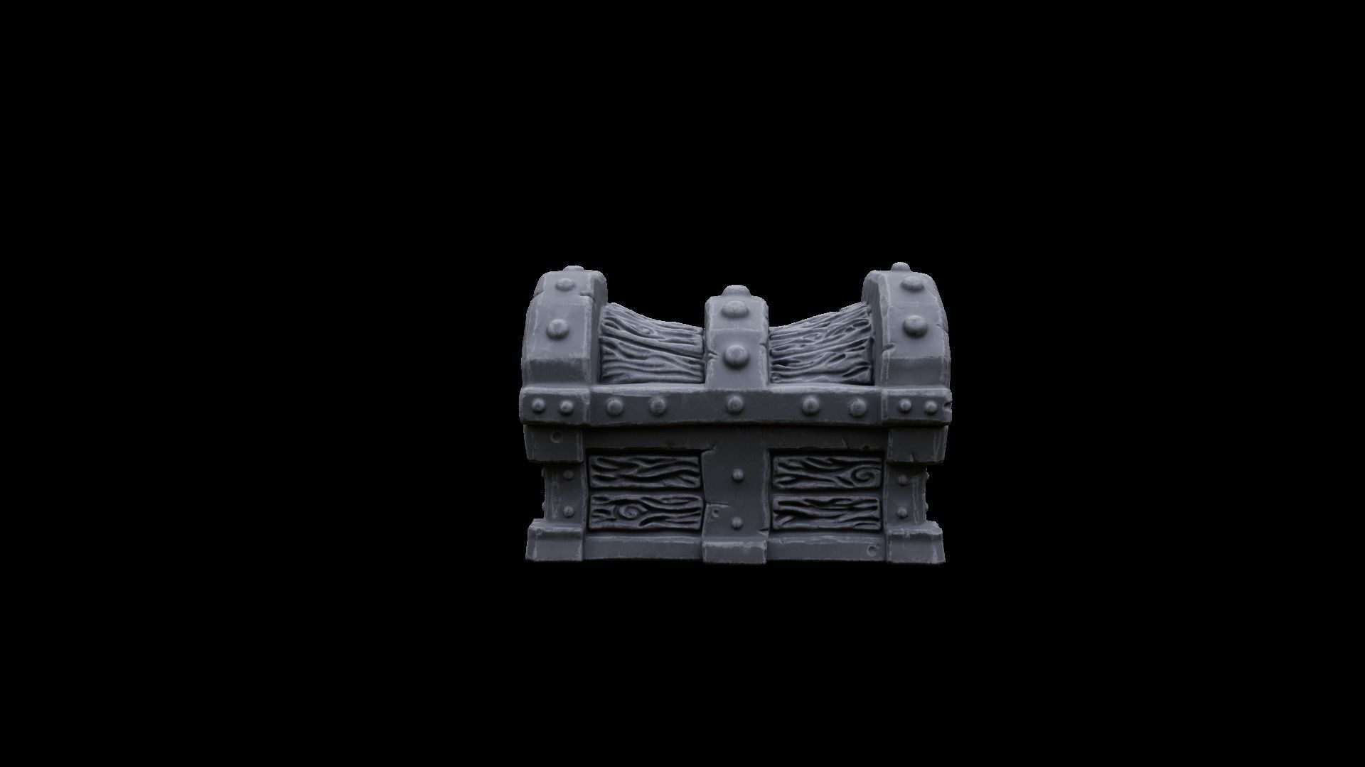 3D Printable  Mimic chest monster 3D print model_4