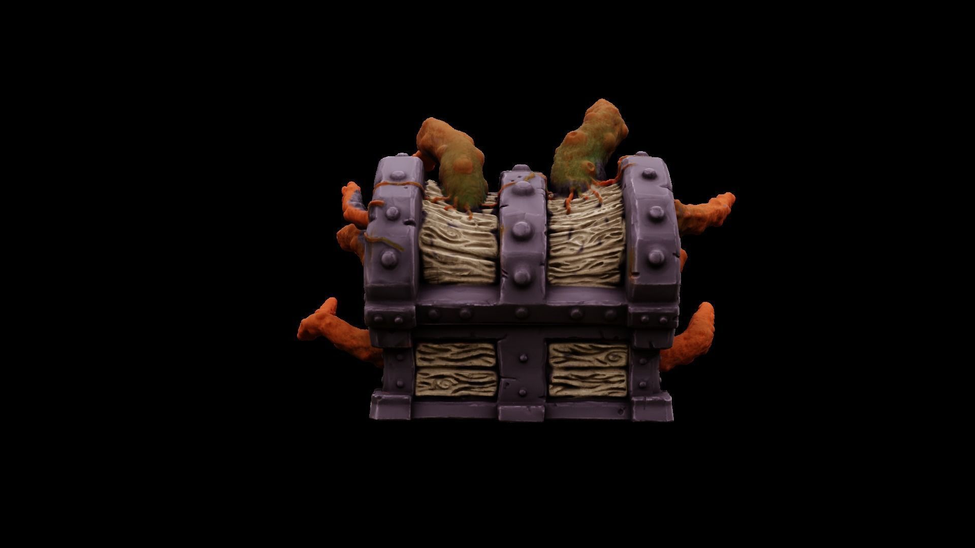3D Printable  Mimic chest monster 3D print model_3