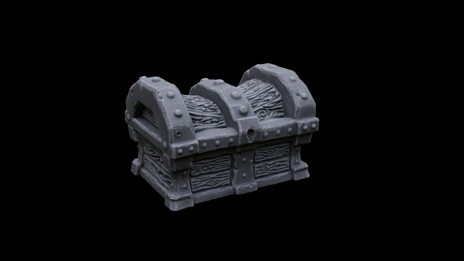 3D Printable  Mimic chest monster 3D print model_9