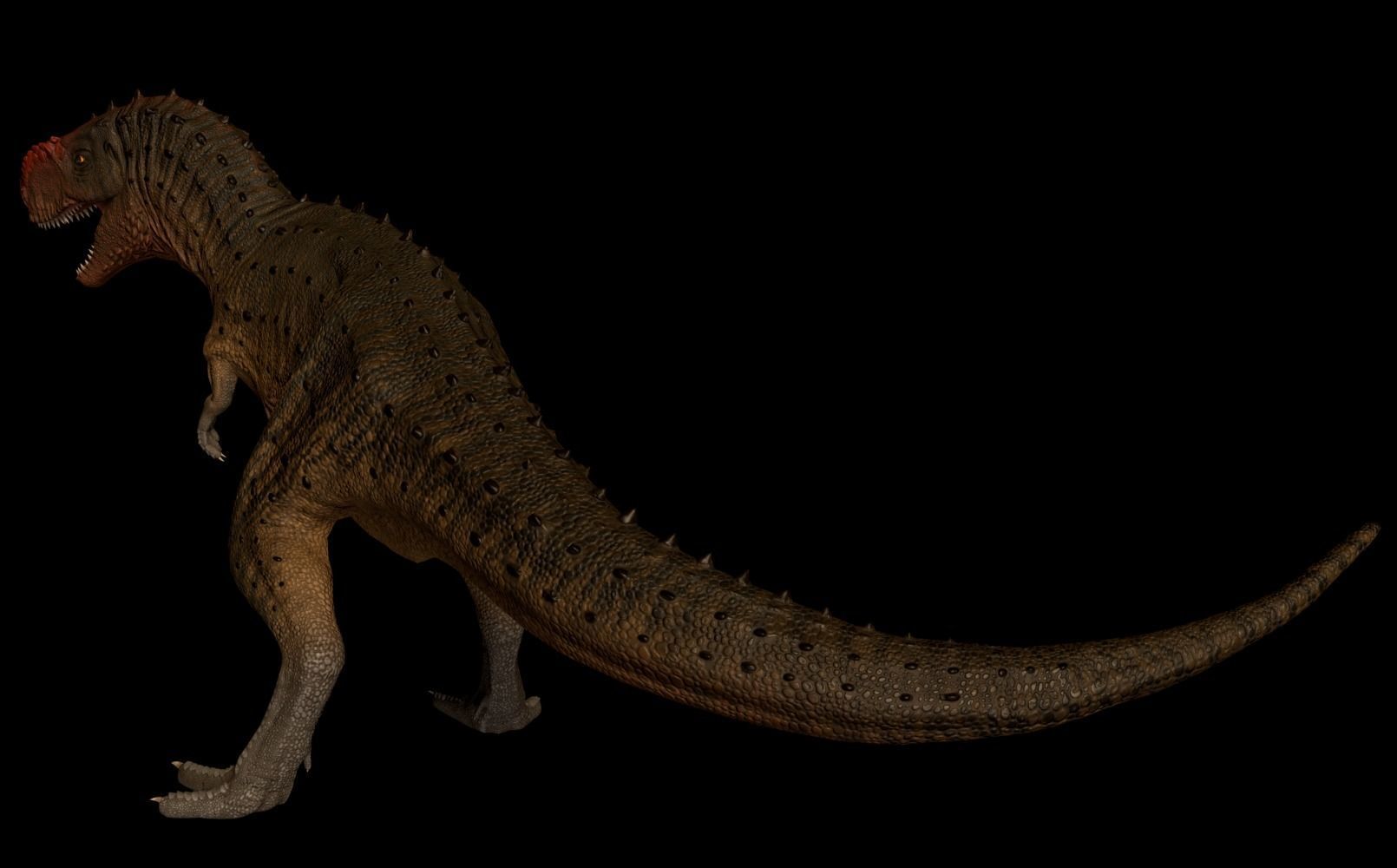 Kryptops t - rex Low-poly 3D model_9