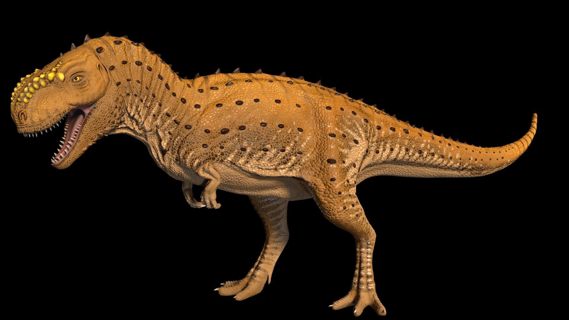Kryptops t - rex Low-poly 3D model_5