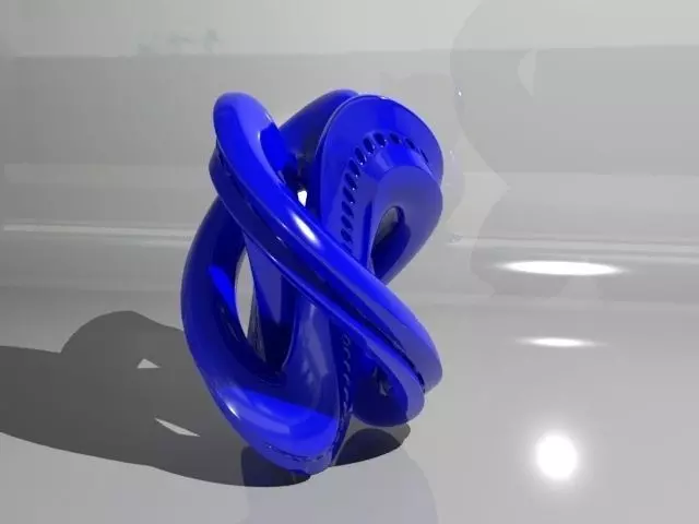Torus Knot oo3 3D print model_0