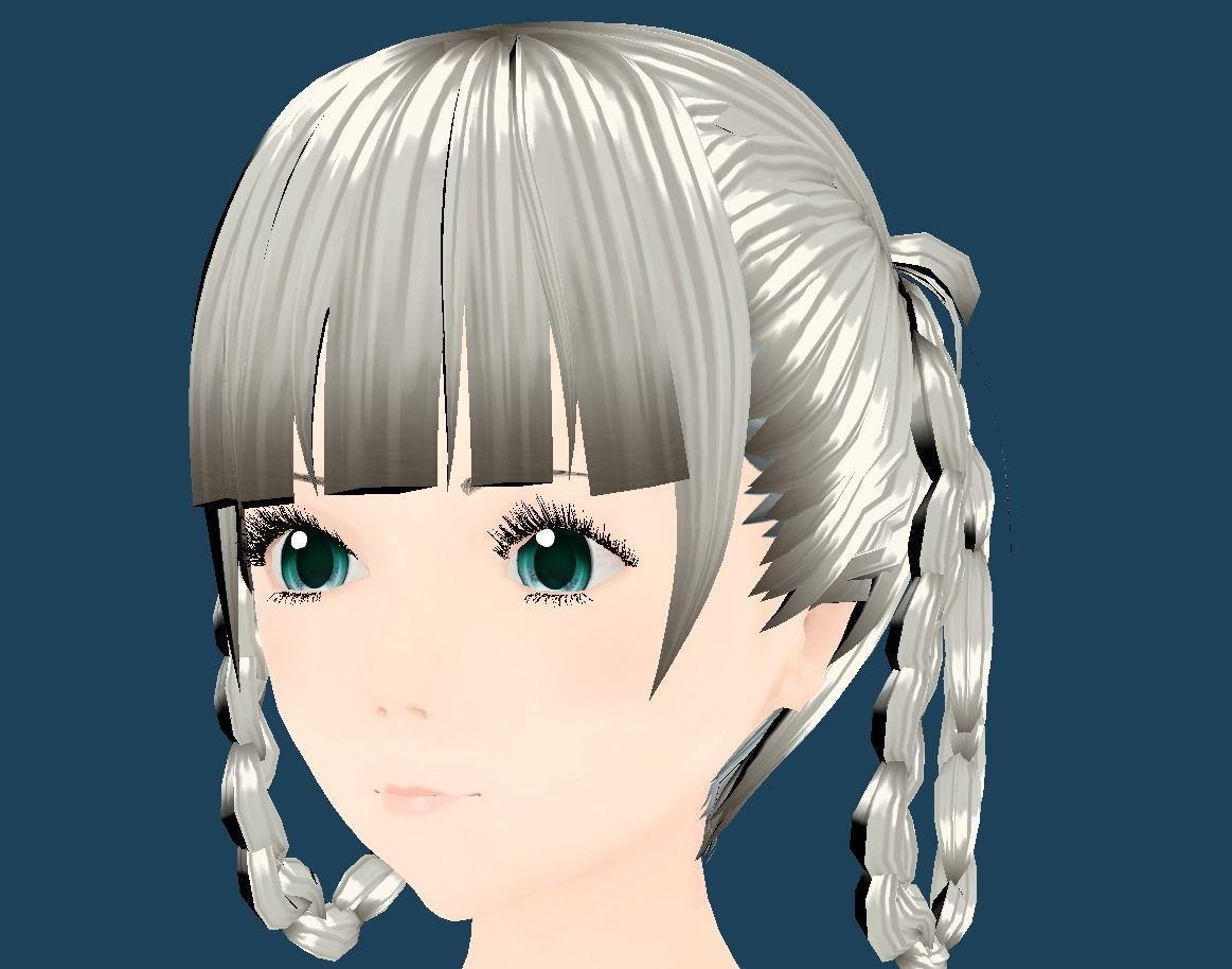 Unity Humanoid Model Anime009 Free 3D model_10