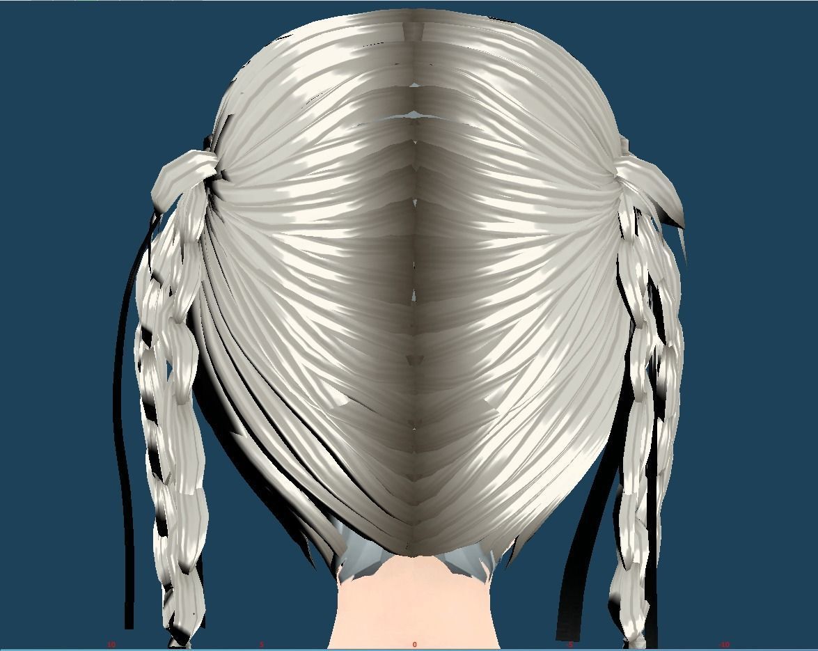 Unity Humanoid Model Anime009 Free 3D model_6