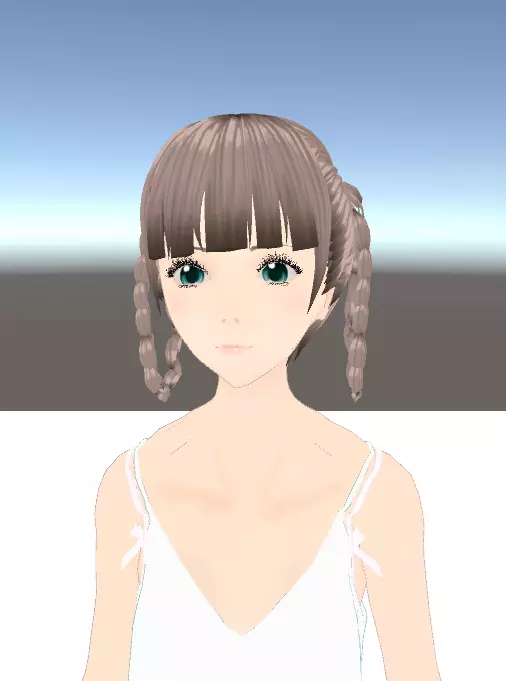 Unity Humanoid Model Anime009 Free 3D model_0